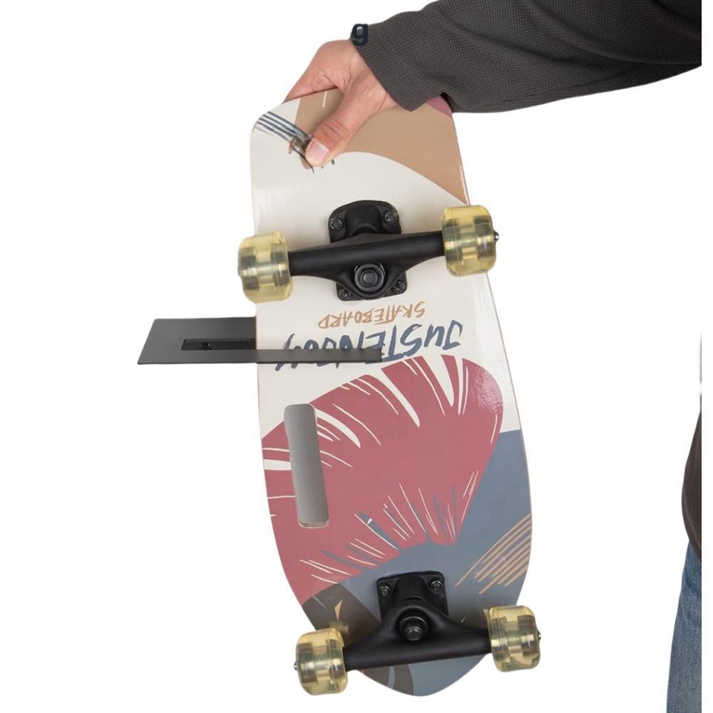 2PCS Skateboard Wall Mount Metal Display Rack For Garage Bedroom Living Room Storage 4