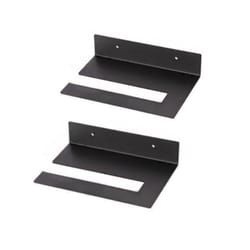 2pcs skateboard wall mount metal display rack for garage, bedroom & living room storage