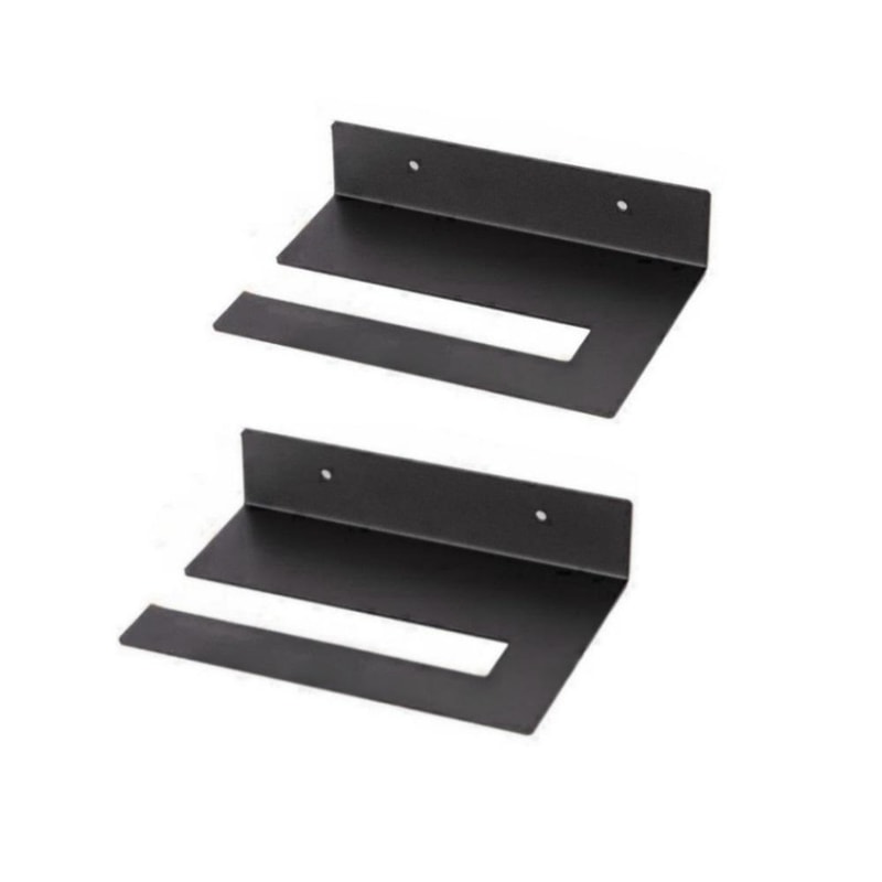 2PCS Skateboard Wall Mount Metal Display Rack For Garage Bedroom Living Room Storage 0