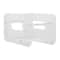 Clear Acrylic Plate Display Stand Organizer for Dinner Plates, Books & Photo Frames