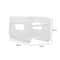 Clear Acrylic Plate Display Stand Organizer for Dinner Plates, Books & Photo Frames