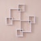 Modern 3Piece Floating Wall Shelf Set Decorative Square Wall Display Shelf Organizer 3