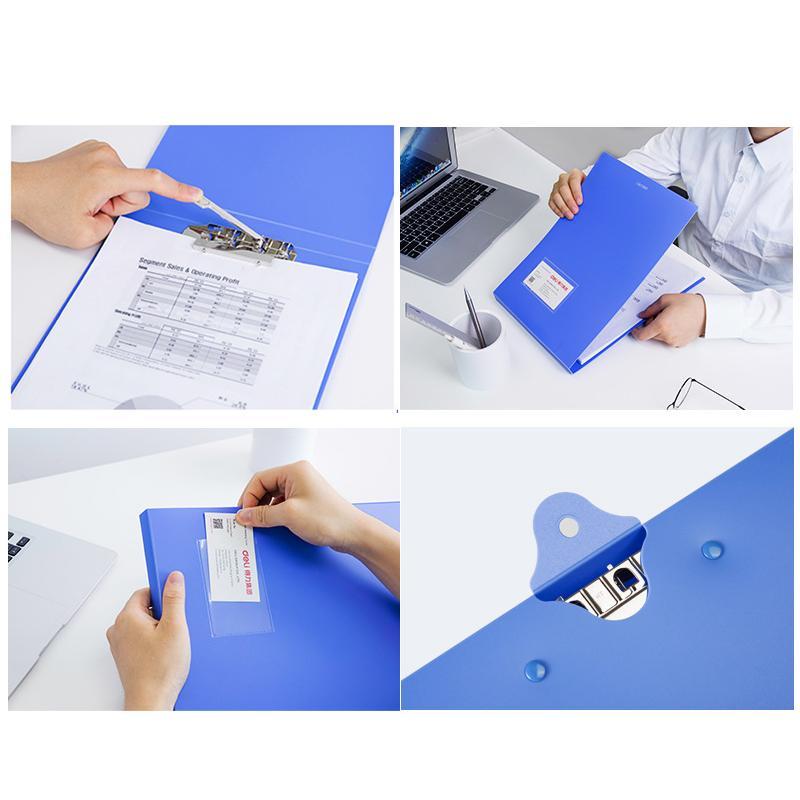A4 Hanging Clipboard Folder with Clip Organizer for Documents and Office Storage