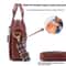 Vintage Cowhide Leather Briefcase Large Capacity Business Laptop Messenger Bag 4