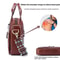 Vintage Cowhide Leather Briefcase Large Capacity Business Laptop Messenger Bag 4