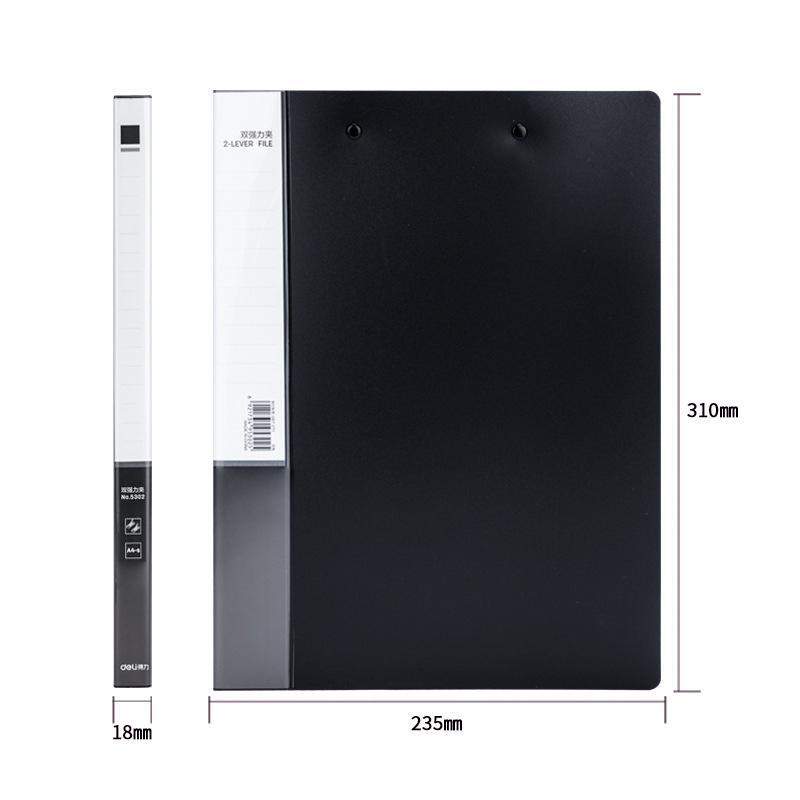 Premium A4 Lever Arch File Folder With Dual Metal Clips Durable PP Cover 18mm Spine 5