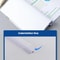 10PCS Deli A4 Lever Arch File Binder Set of 10, Transparent PP Document Organizer for 80 Sheets Random Color