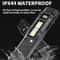Rechargeable EDC Flashlight with UV Light, SOS Modes & Pocket Pen Clip