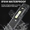 Rechargeable EDC Flashlight with UV Light, SOS Modes & Pocket Pen Clip