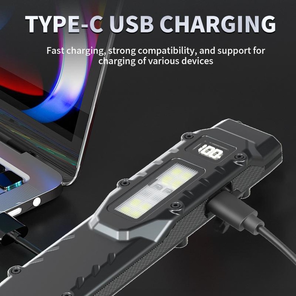 Rechargeable EDC Flashlight with UV Light, SOS Modes & Pocket Pen Clip