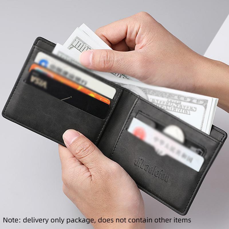 Mens Leather Wallet With Zipper Coin Pocket And Multi Card Holder 7