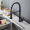 Stainless Steel Pull Down Kitchen Faucet With Dual Mode Sprayer Hot Cold Mixer Tap 1