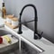 Stainless Steel Pull Down Kitchen Faucet With Dual Mode Sprayer Hot Cold Mixer Tap 1