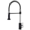 Stainless Steel Pull Down Kitchen Faucet With Dual Mode Sprayer Hot Cold Mixer Tap 5