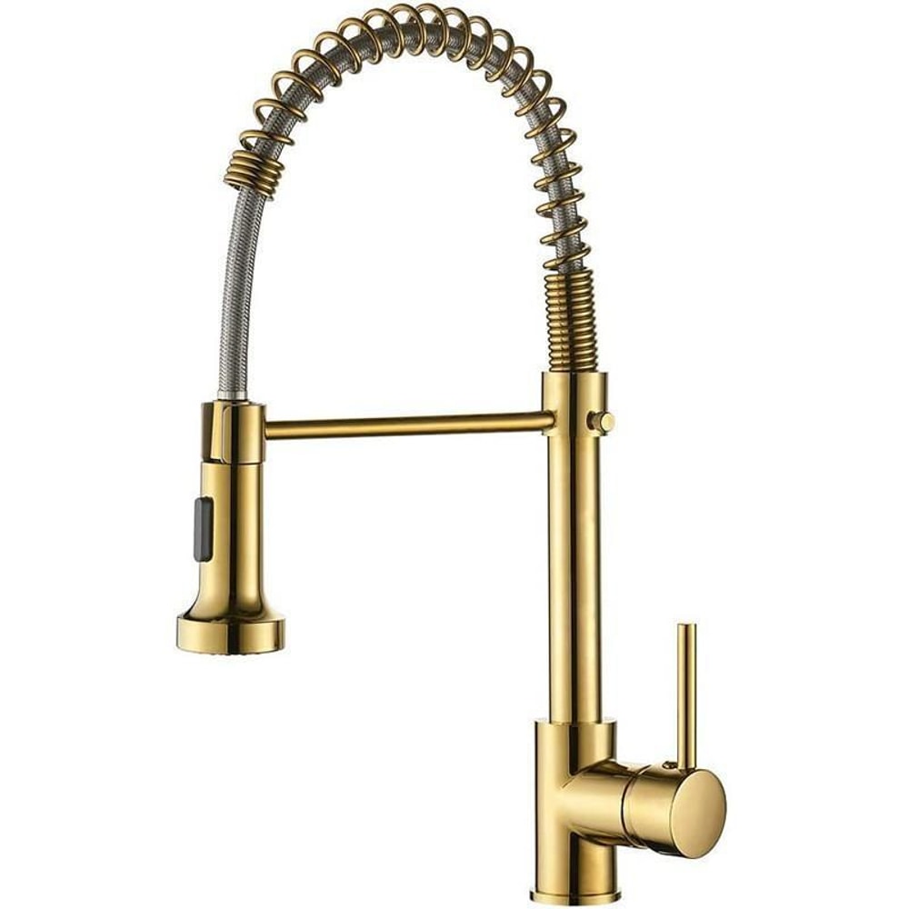 Stainless Steel Pull Down Kitchen Faucet With Dual Mode Sprayer Hot Cold Mixer Tap 6