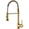 Stainless Steel Pull Down Kitchen Faucet With Dual Mode Sprayer Hot Cold Mixer Tap 6