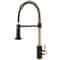 Stainless Steel Pull Down Kitchen Faucet With Dual Mode Sprayer Hot Cold Mixer Tap 7