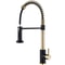 Stainless Steel Pull Down Kitchen Faucet With Dual Mode Sprayer Hot Cold Mixer Tap 7