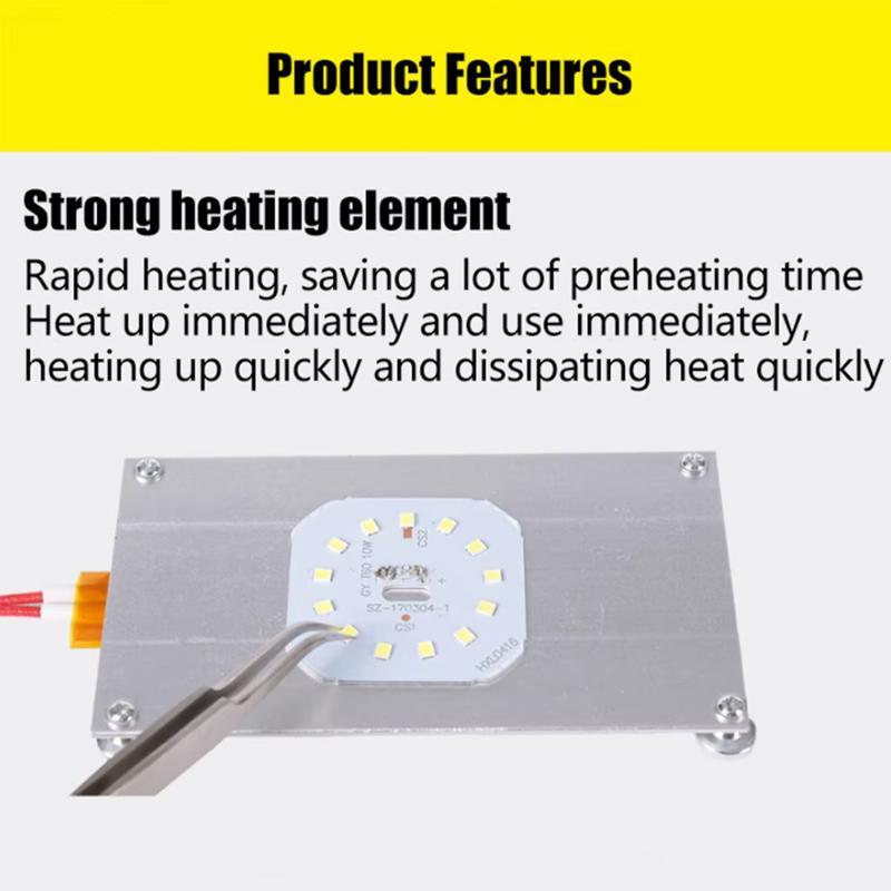 400W PTC Heating Plate Desoldering Board for LED Bead, FPC & BGA Repair