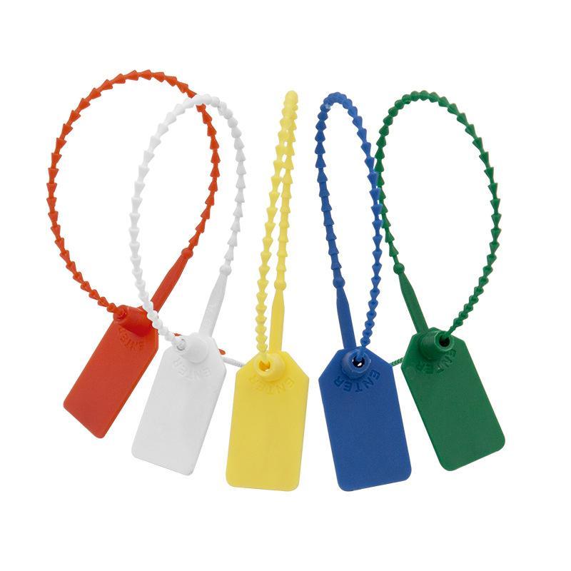 HeavyDuty Security Seals 100PCS Tamper Evident Container Seal Tags With SelfLocking Nylon Ties 1
