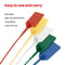 HeavyDuty Security Seals 100PCS Tamper Evident Container Seal Tags With SelfLocking Nylon Ties 4