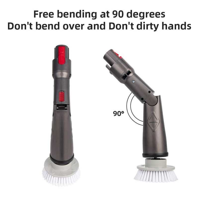 Dyson Vacuum Cleaning Brush Set Hard Bristle Floor & Bathtub Attachments