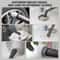 Dyson Vacuum Cleaning Brush Set Hard Bristle Floor & Bathtub Attachments