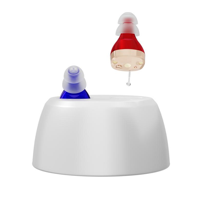 ClariHear Mini CIC Hearing Aid Rechargeable Invisible Sound Amplifier