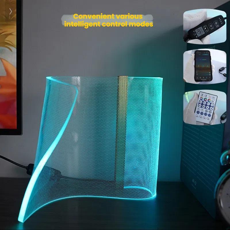 RGB Gaming Lamp with Music Sync, App Control & Ambient Desk Lighting