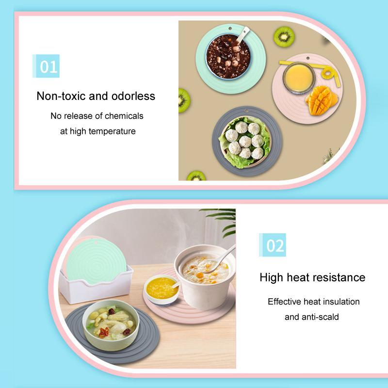 Premium Silicone HeatResistant Kitchen Mat AntiScald NonSlip 3