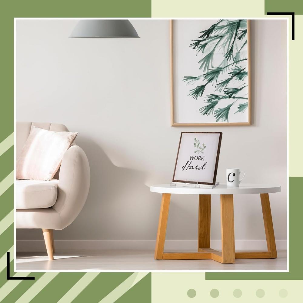 CrystalClear Acrylic Picture Frame Display Stand For Photos Books Decorative Plates 4