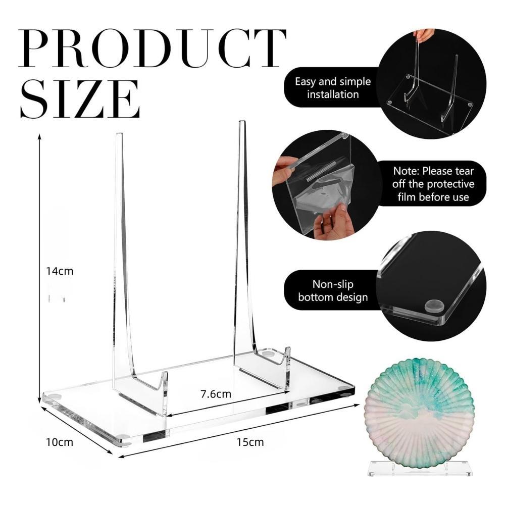Acrylic Display Stand For Photos Books Decorative Plates 2