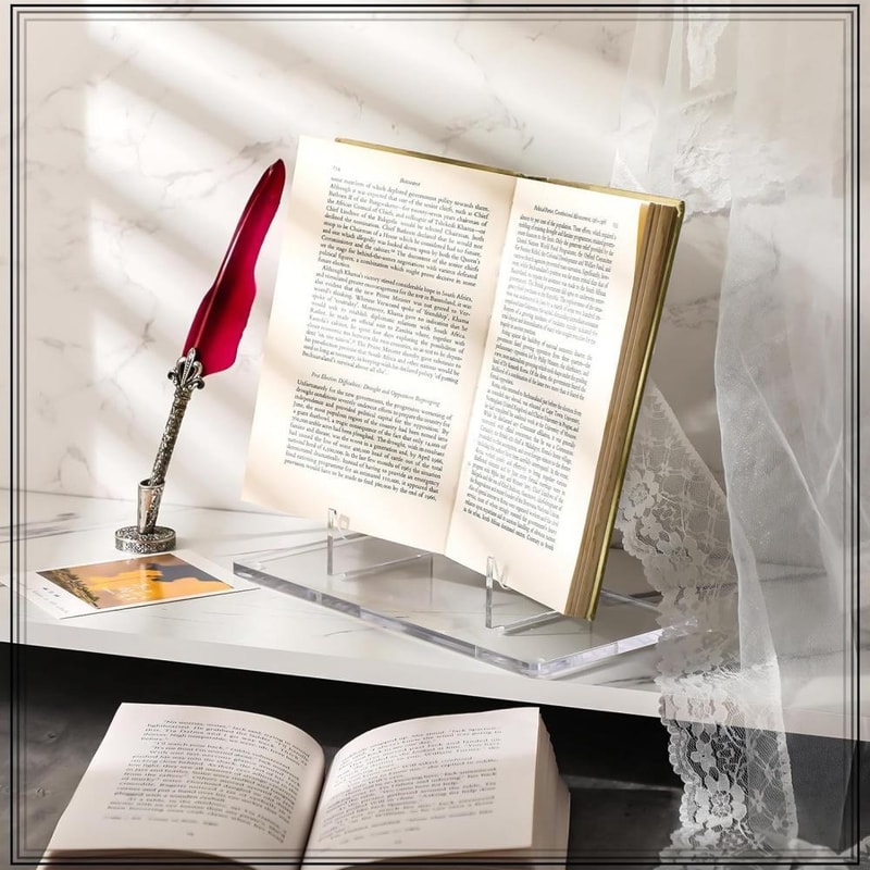 Acrylic Display Stand For Photos Books Decorative Plates 4