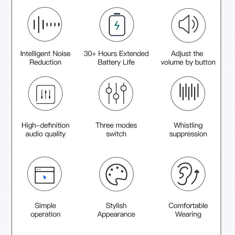 Premium 16 Channel Digital Hearing Aid for Elderly with Rechargeable Charging Case