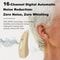 Premium 16 Channel Digital Hearing Aid for Elderly with Rechargeable Charging Case