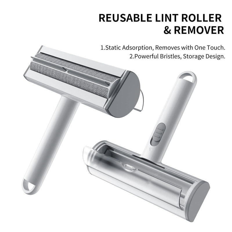 Reusable Pet Hair Remover Roller For Furniture Clothes Bedding 1