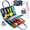Montessori Busy Board Activity Book for Toddlers Sensory Learning & Fine Motor Skills Toy