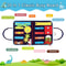 Montessori Busy Board Activity Book for Toddlers Sensory Learning & Fine Motor Skills Toy
