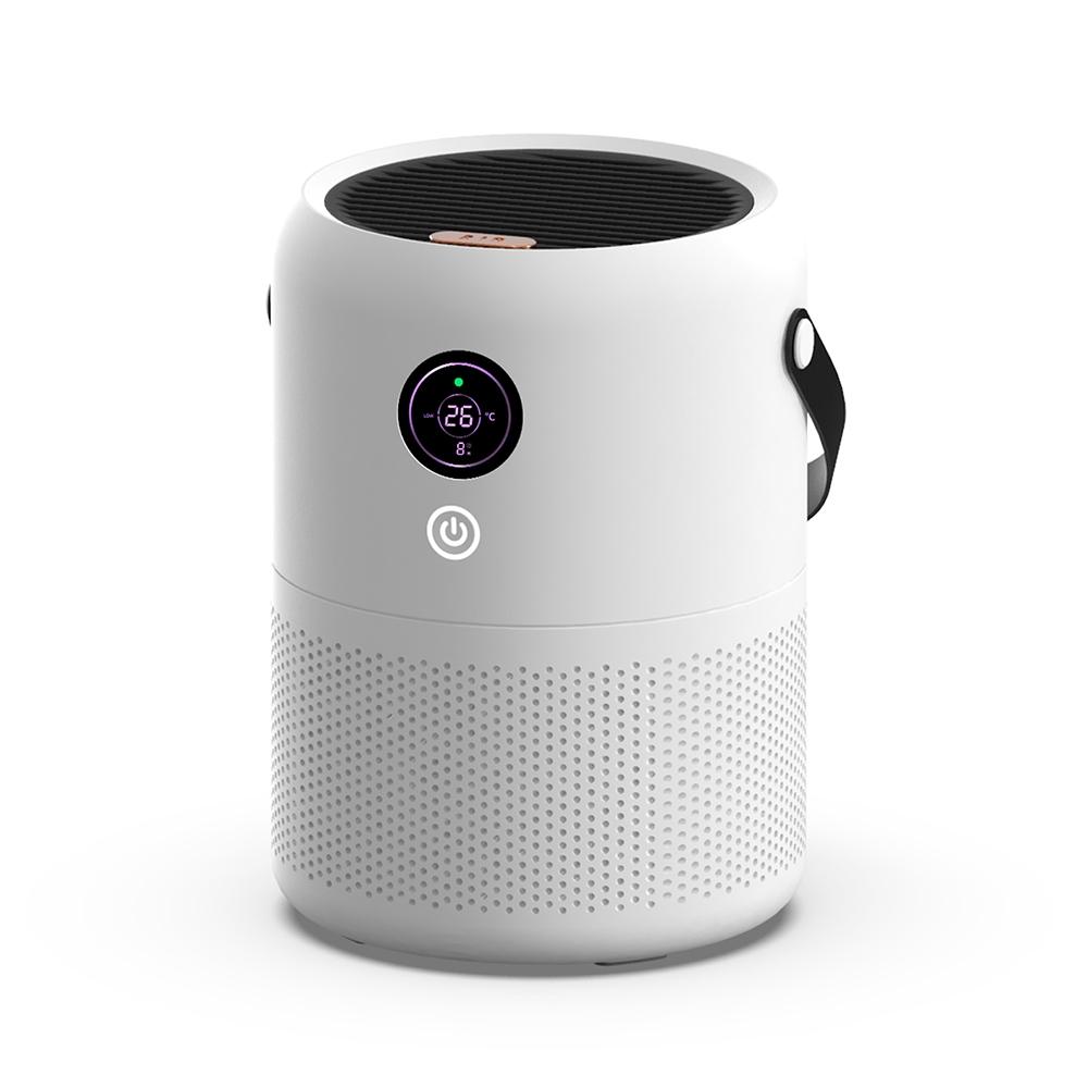 UV Smart Desktop Air Purifier With PM25 Monitor Negative Ion Filtration 1