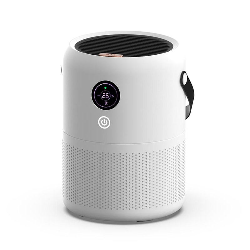UV Smart Desktop Air Purifier With PM25 Monitor Negative Ion Filtration 1