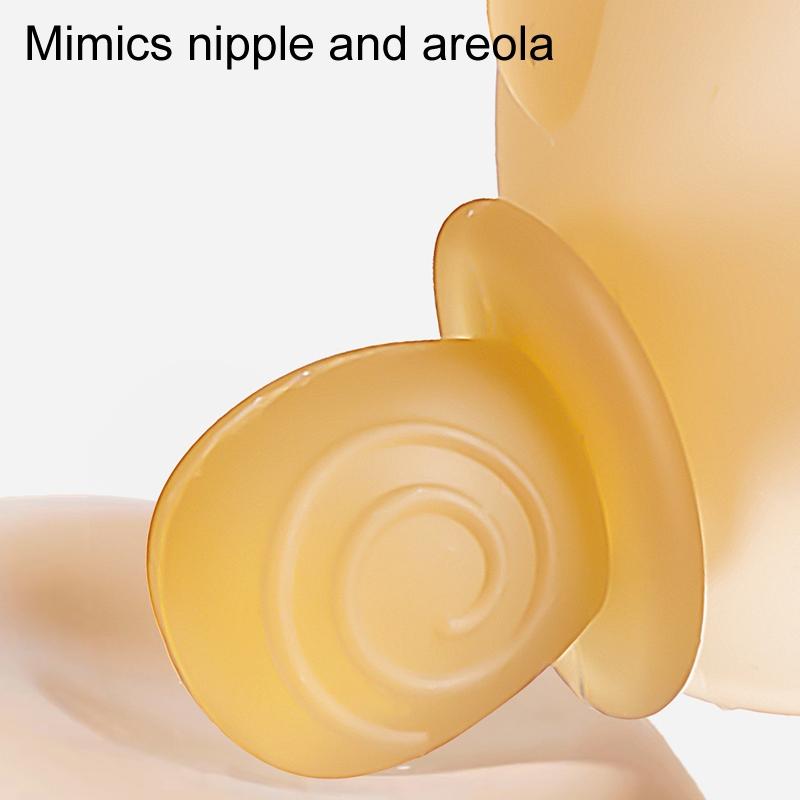 Baby Silicone Teether For Small Months Soothing Safe Chew Toy 9