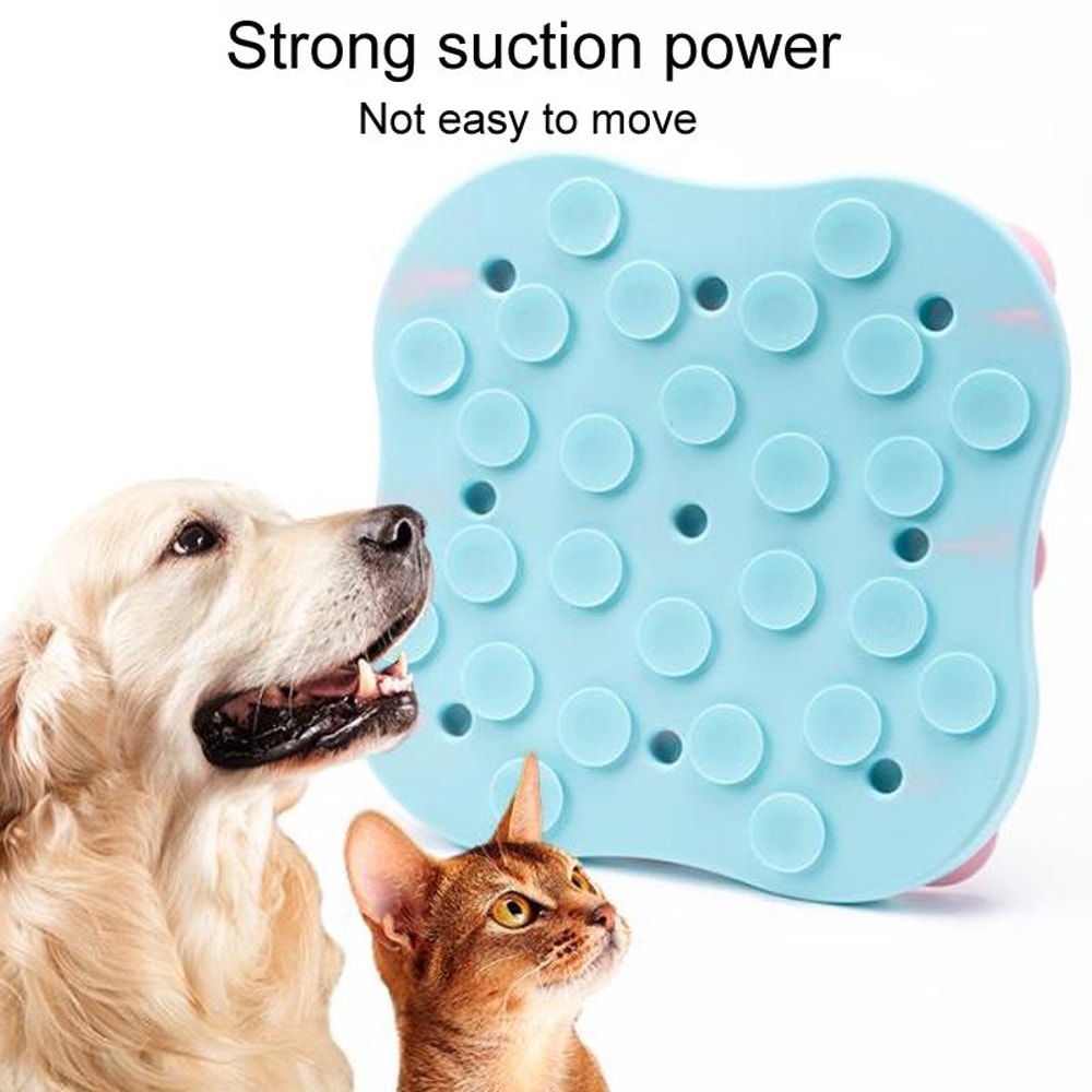 Portable Silicone Slow Feeder Pet Licking Bowl Anti Choking Food Mat For Cats Dogs 5