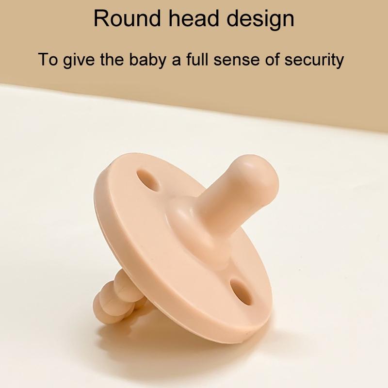 Breast Like Silicone Baby Pacifier For 6 Months Soft Comfort Soother 4