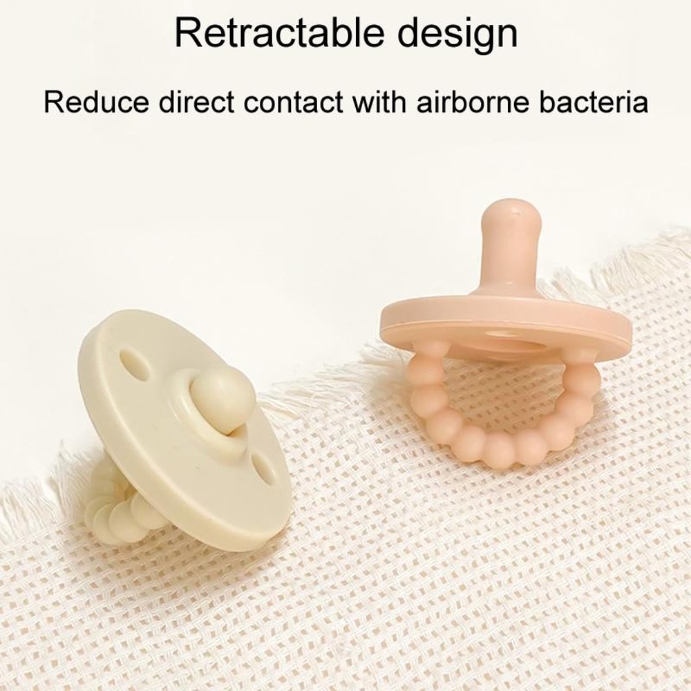 Breast Like Silicone Baby Pacifier For 6 Months Soft Comfort Soother 6
