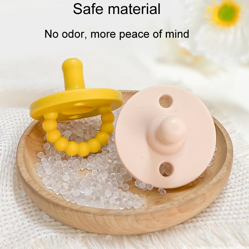 Breast Like Silicone Baby Pacifier For 6 Months Soft Comfort Soother 7