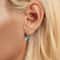Ocean Glow Blue Green Crystal Sterling Silver Earrings 0