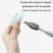 Premium Silicone Rotating Bottle Cleaning Brush Set Baby Bottle Straw Nipple Cleaner 7