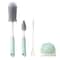 Premium Silicone Rotating Bottle Cleaning Brush Set Baby Bottle Straw Nipple Cleaner 14