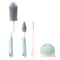 Premium Silicone Rotating Bottle Cleaning Brush Set Baby Bottle Straw Nipple Cleaner 15
