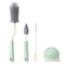 Premium Silicone Rotating Bottle Cleaning Brush Set Baby Bottle Straw Nipple Cleaner 15
